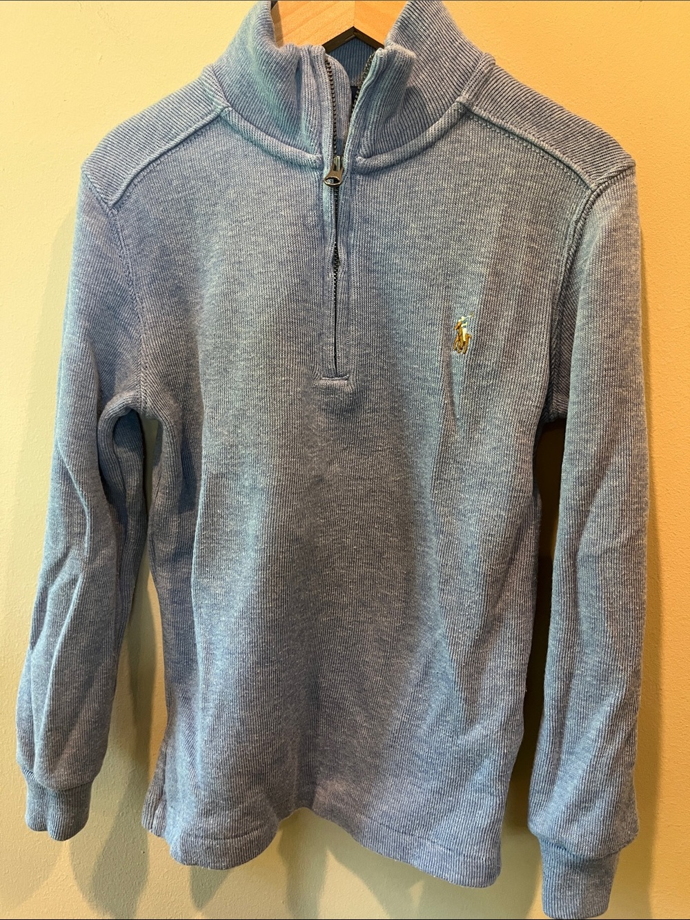 Polo by Ralph Lauren Light Blue Half-Zip Kid’s Sweater
